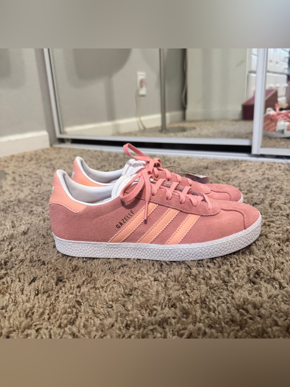 NWT Adidas Gazelle Originals Pink Sneakers